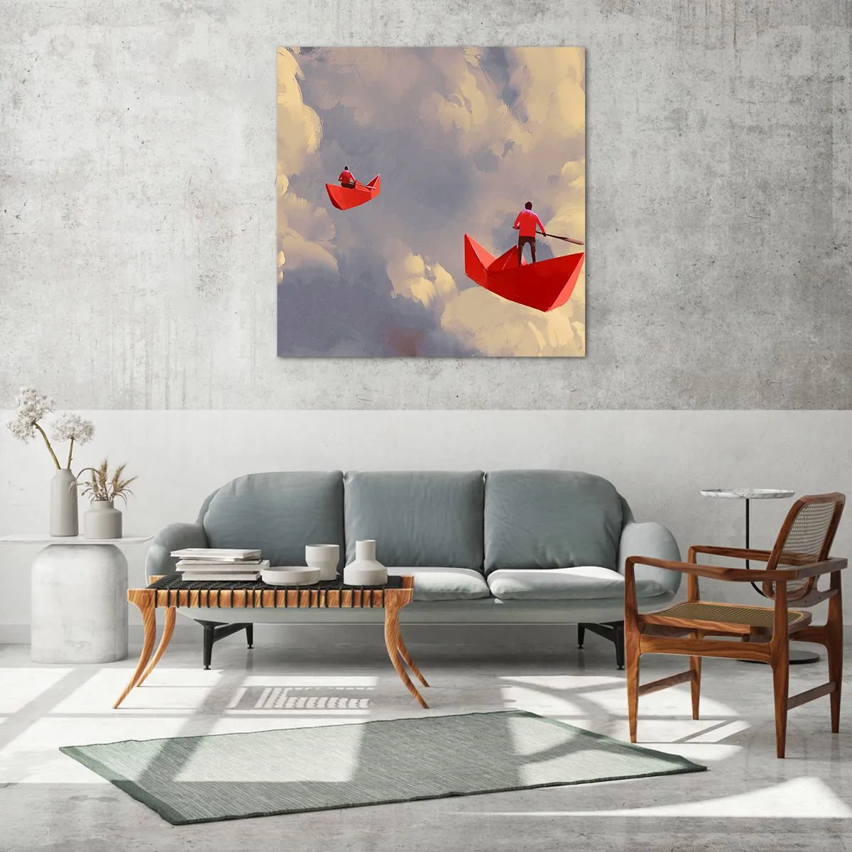 Üveg kép - Álmodozók expedíciója - 60x60 cm