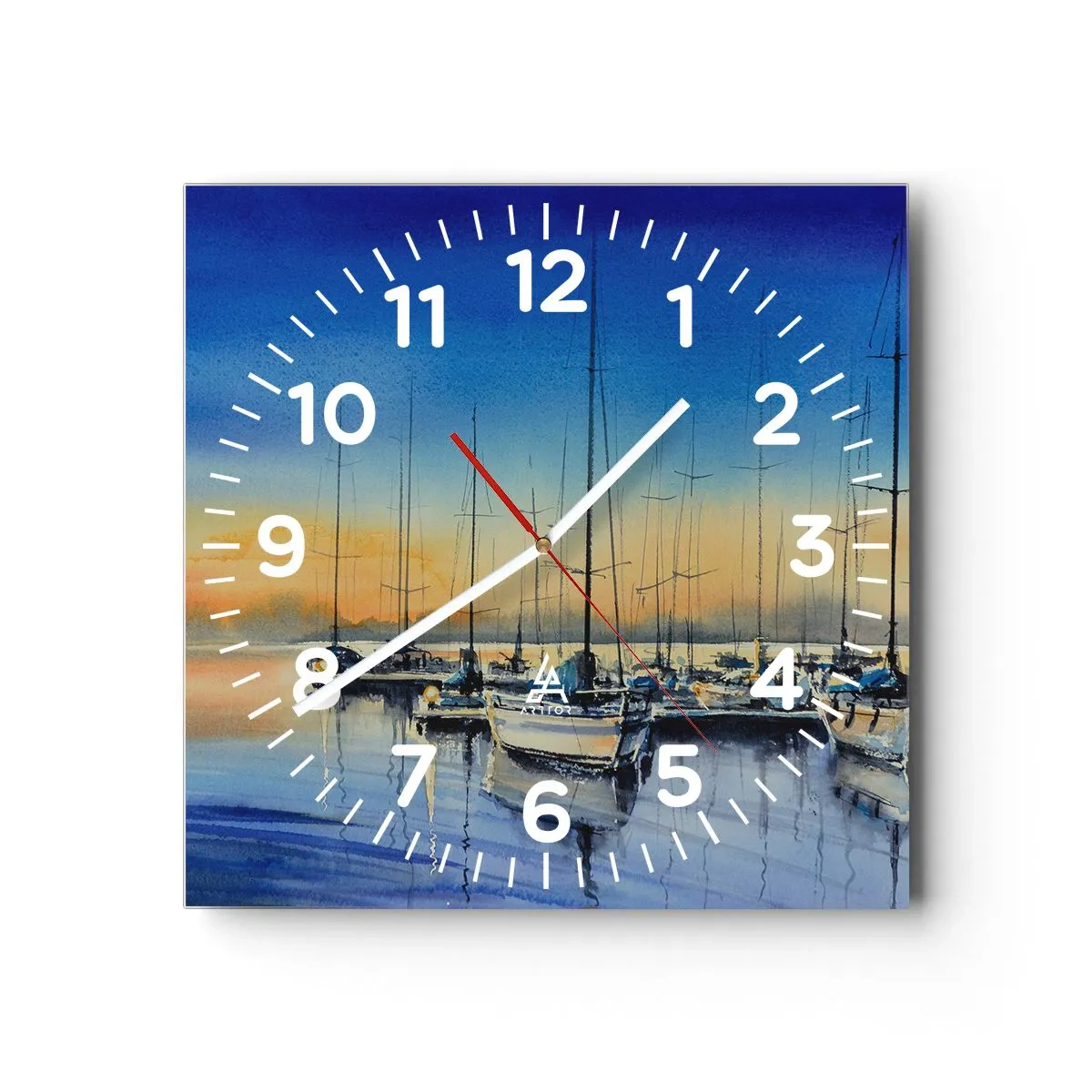 Falióra, Óra - Egy szép nap vége - 30x30 cm