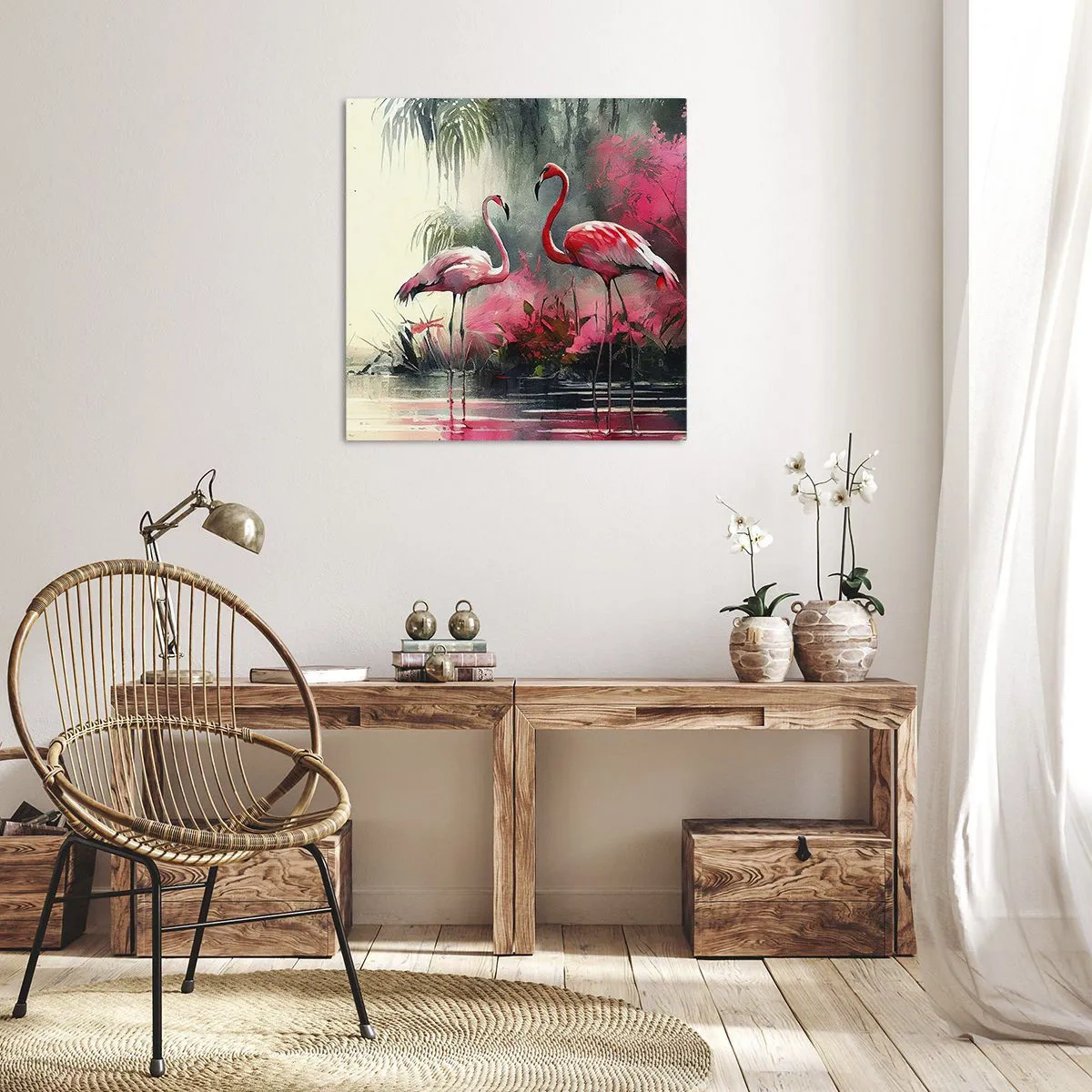 Vászonkép - Egy lecke a természetes bájról - 60x60 cm