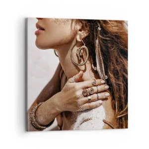 Vászonkép - Az érintetlen tengerpart királynője - 70x70 cm