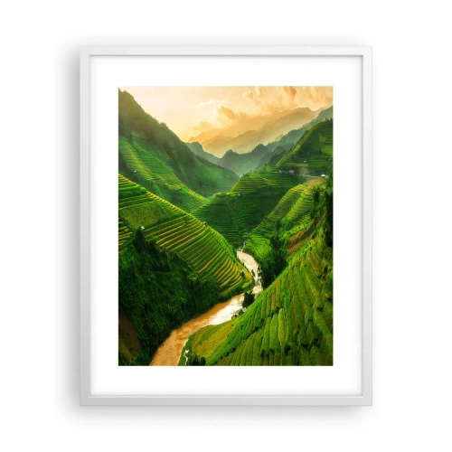 Poszter fekete keretben - Vietnámi völgy - 40x50 cm