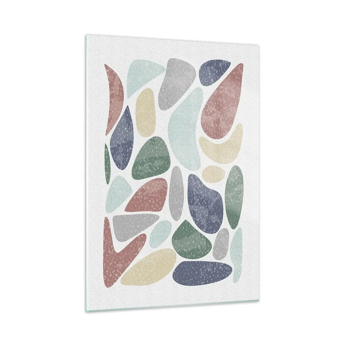 Üveg kép - Mozaik púderes színekből - 50x70 cm