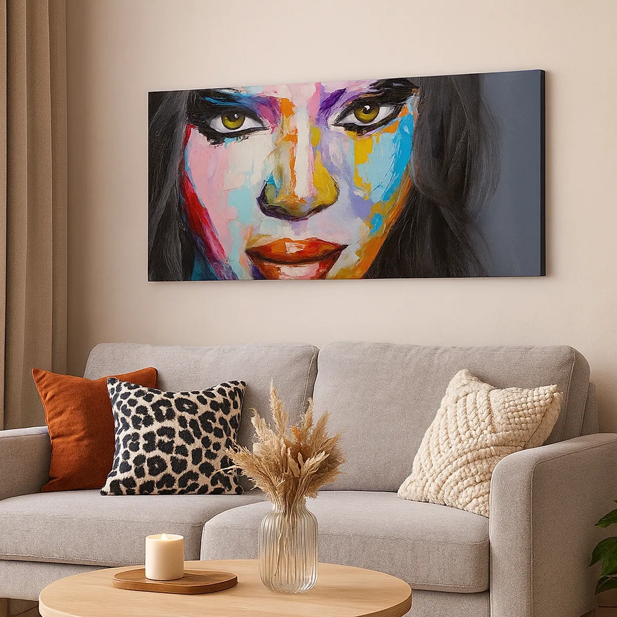 Vászonkép - Lehetetlen levenni a tekintetet - 30x30 cm