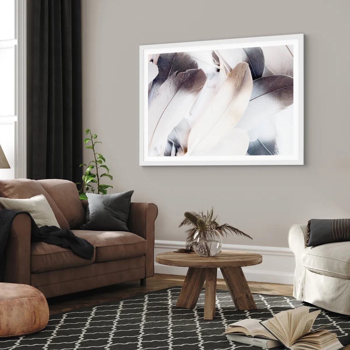 Poszter fekete keretben - Szinte angyali - 70x50 cm