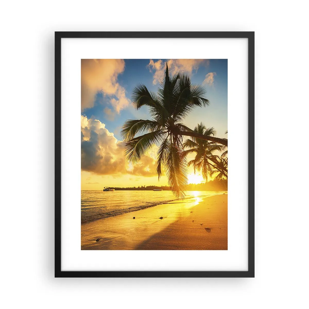 Poszter fehér keretben - Karibi álom - 40x50 cm