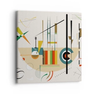 Vászonkép - És nevet a világ - 40x40 cm