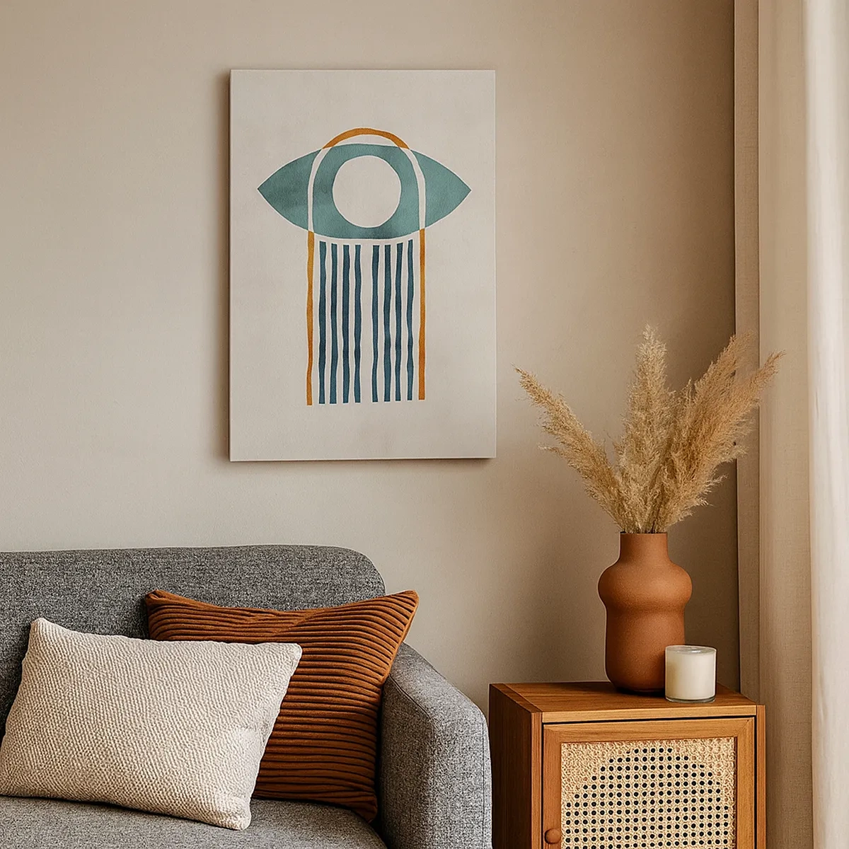 Vászonkép - Jelek és rituálék - 50x70 cm