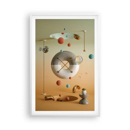 Poszter fekete keretben - Bármi megtörténhet - 61x91 cm