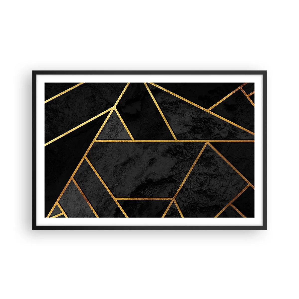 Poszter fehér keretben - Sötétség és ragyogás - 91x61 cm