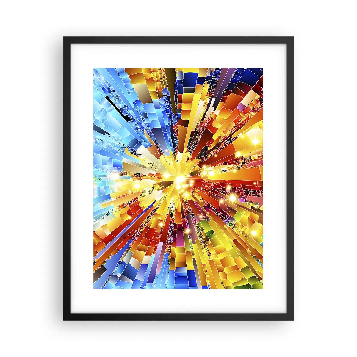 Poszter fehér keretben - In medias res - 40x50 cm