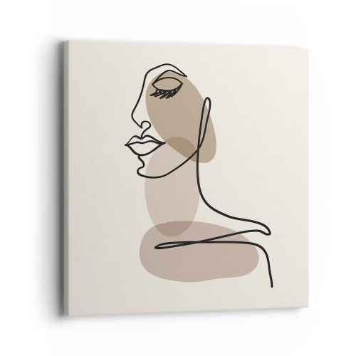 Vászonkép - Elveszve a saját hangjában - 40x40 cm