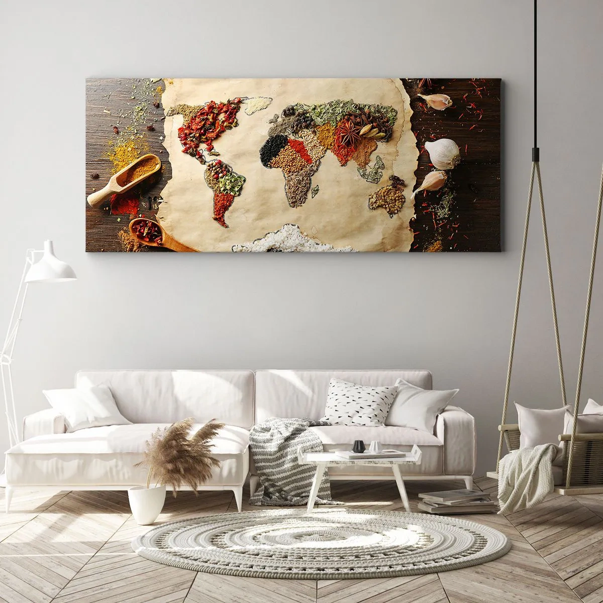 Vászonkép - A világ összes íze - 100x40 cm