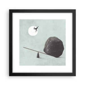 Poszter fehér keretben - Valóra vált álom. - 30x30 cm