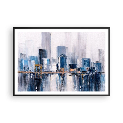 Poszter fehér keretben - New York-i benyomás - 100x70 cm