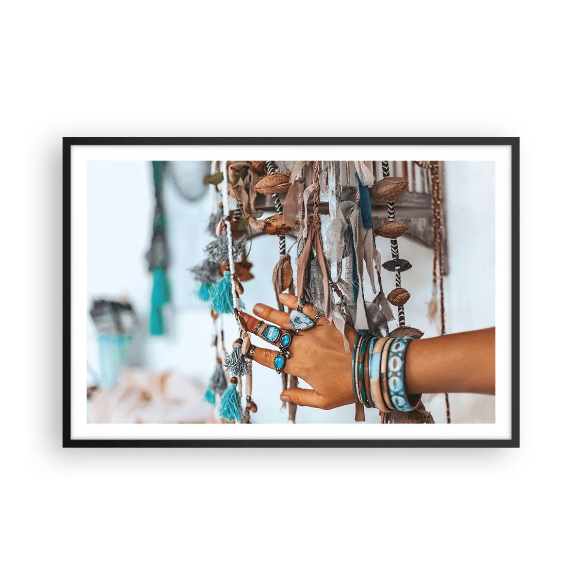 Poszter fehér keretben - Helyi kincsek - 91x61 cm