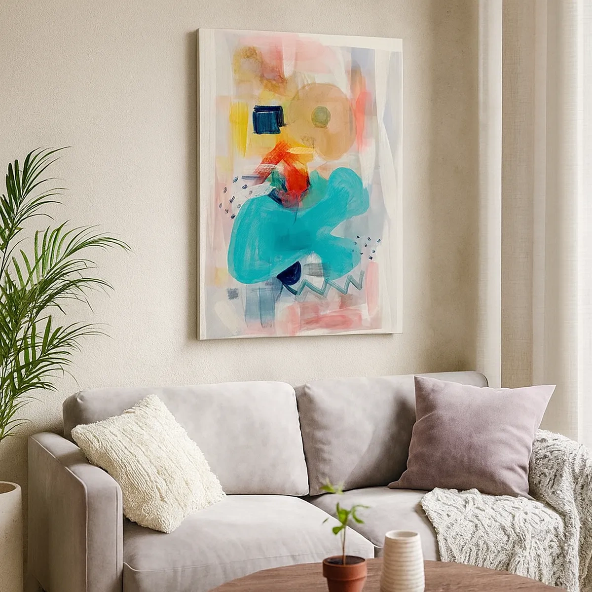 Vászonkép - Színes játék - 50x70 cm