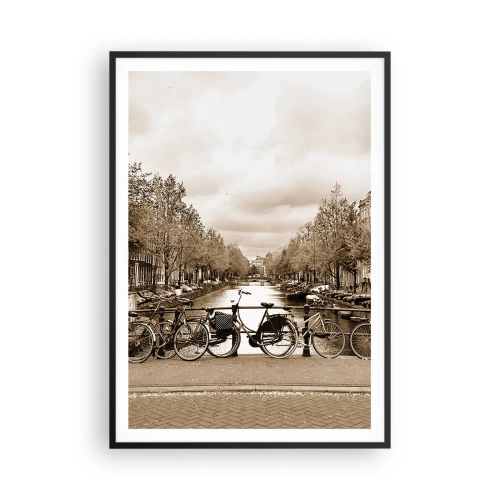 Poszter fehér keretben - Holland hangulat - 70x100 cm