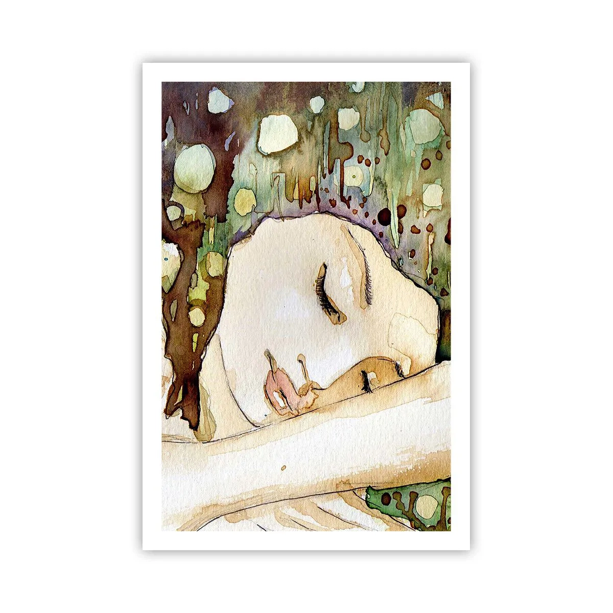 Poszter - Smaragd-ibolya álom - 61x91 cm