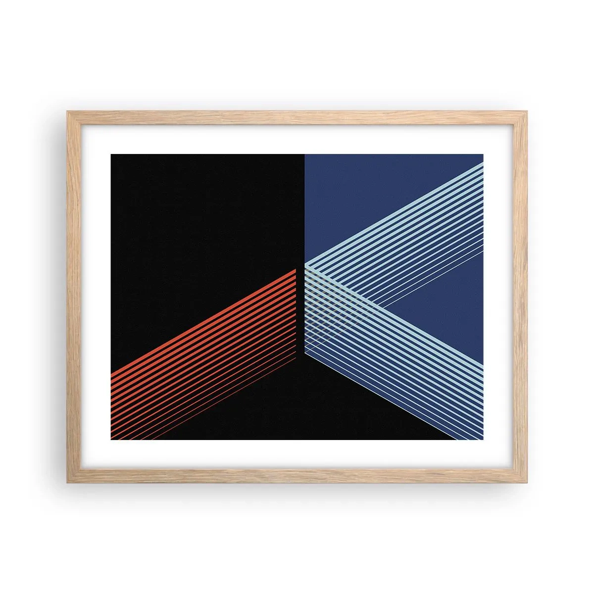 Poszter világos tölgy keretben - Egyszerű történet - 50x40 cm