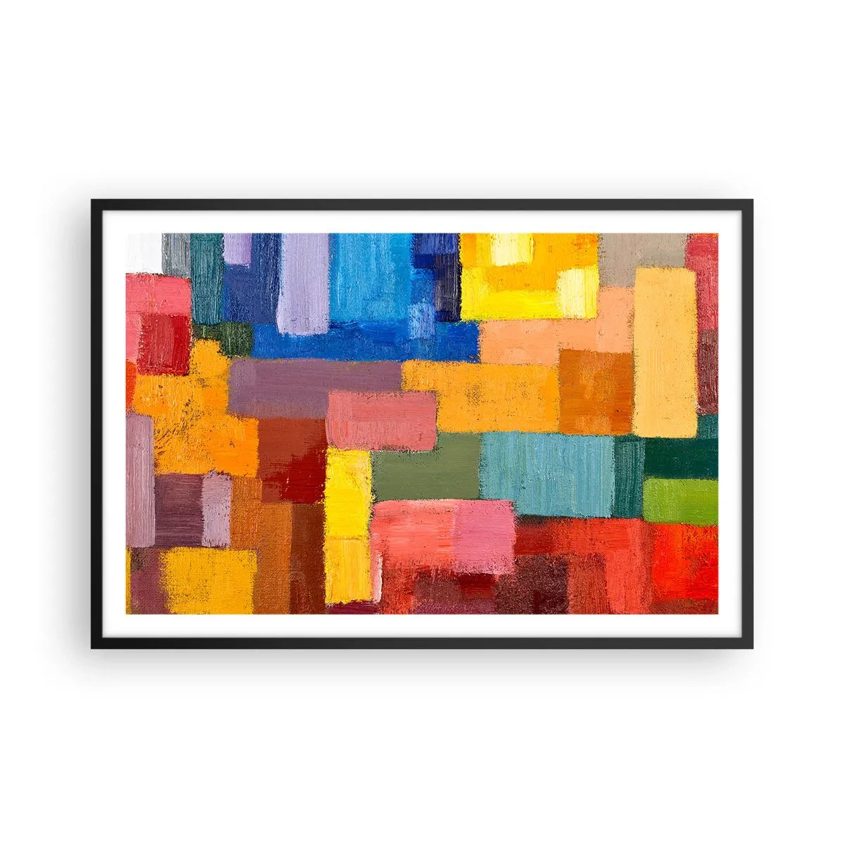 Poszter fehér keretben - Mindegyik más, mindegyik színes - 91x61 cm
