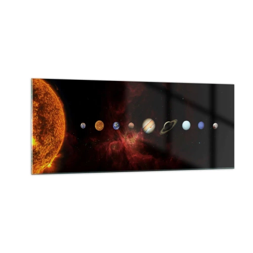 Üveg kép - A szomszédságunk - 100x40 cm