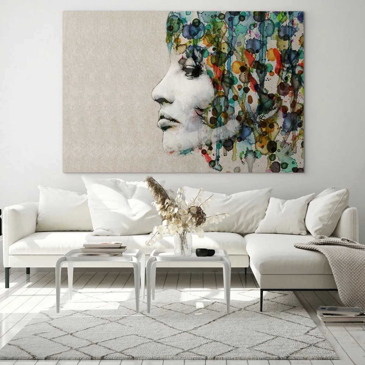 Üveg kép - Előbúj a szürkéből - 100x70 cm