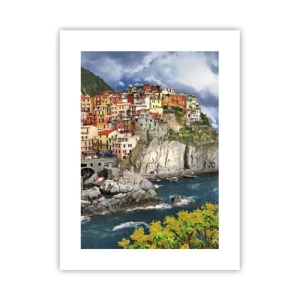 Poszter - Egy csoport a sziklákra simulva - 30x40 cm