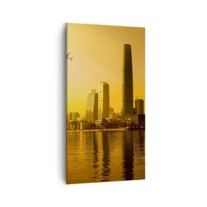 Vászonkép - Arany város - 55x100 cm
