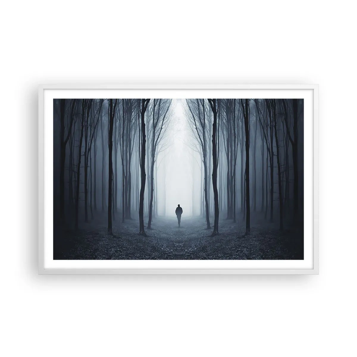 Poszter fekete keretben - És minden egyszerű és világos - 91x61 cm