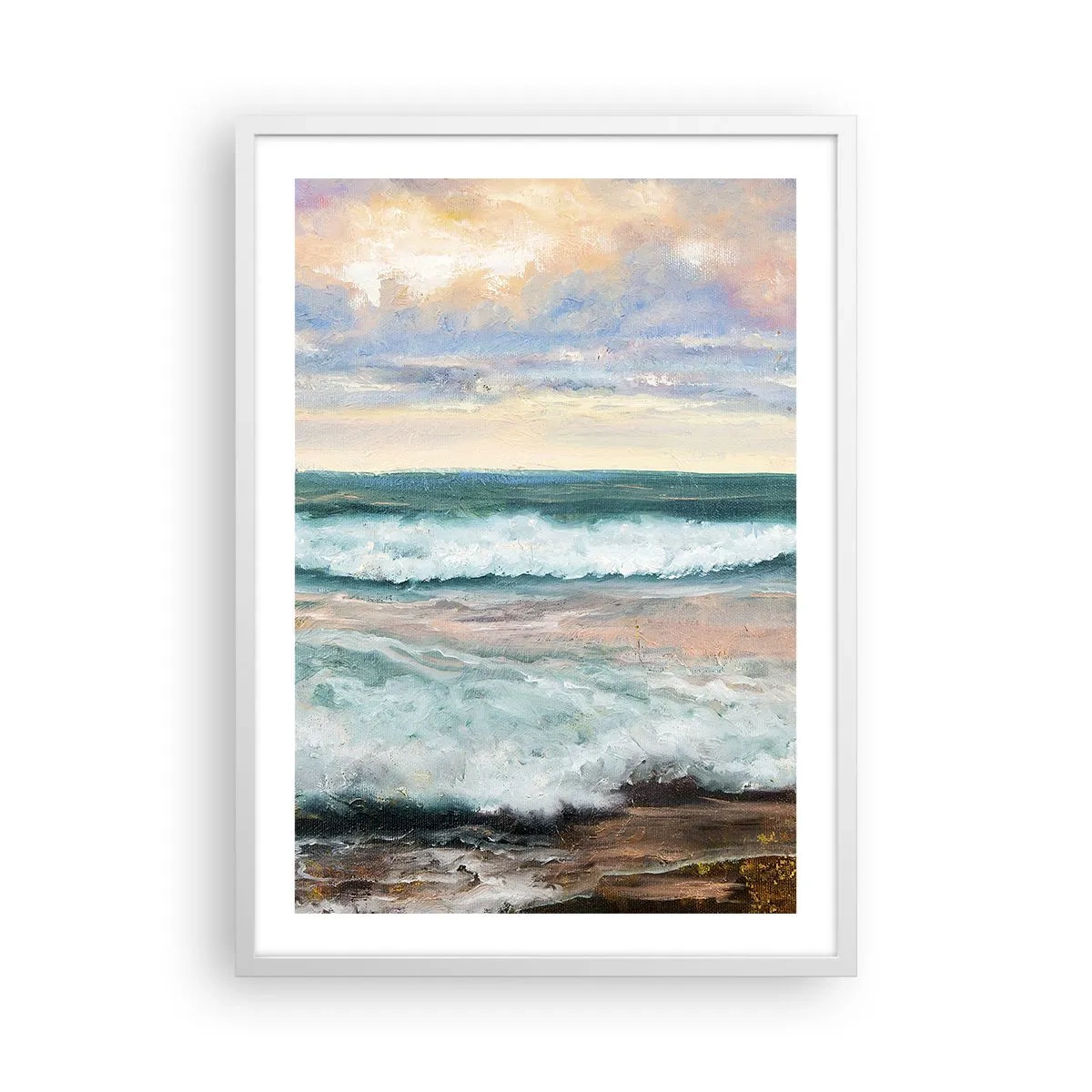 Poszter fekete keretben - Itt kisimítod a lelked - 50x70 cm