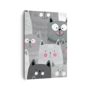 Vászonkép - A macska világa - 70x100 cm