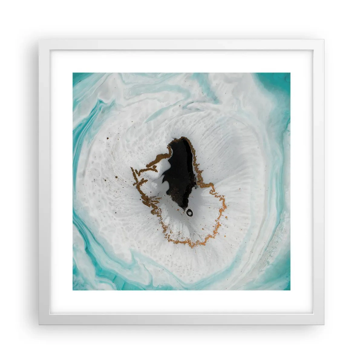 Poszter fekete keretben - Behatolni - 40x40 cm