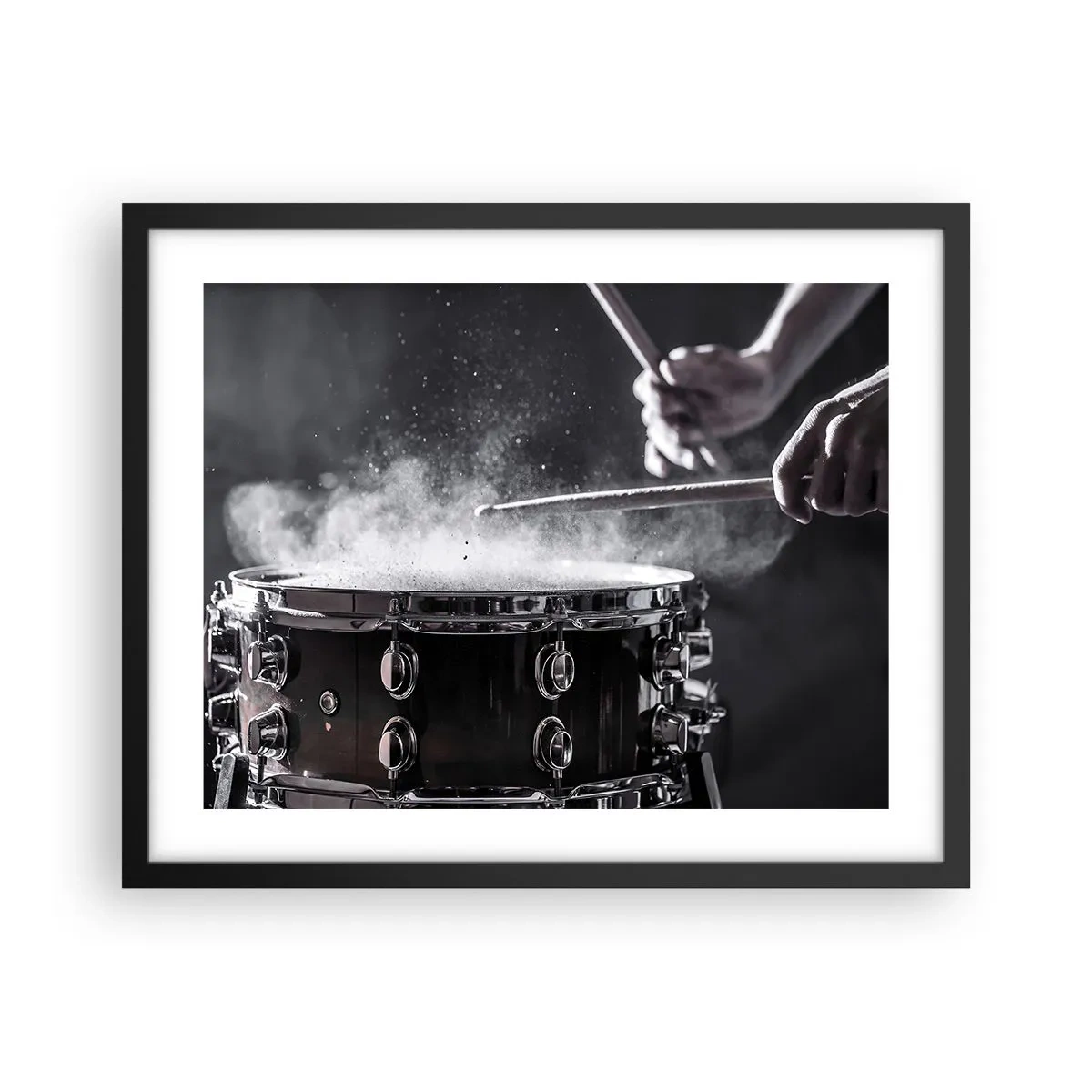 Poszter fehér keretben - A zene pulzusa - 50x40 cm