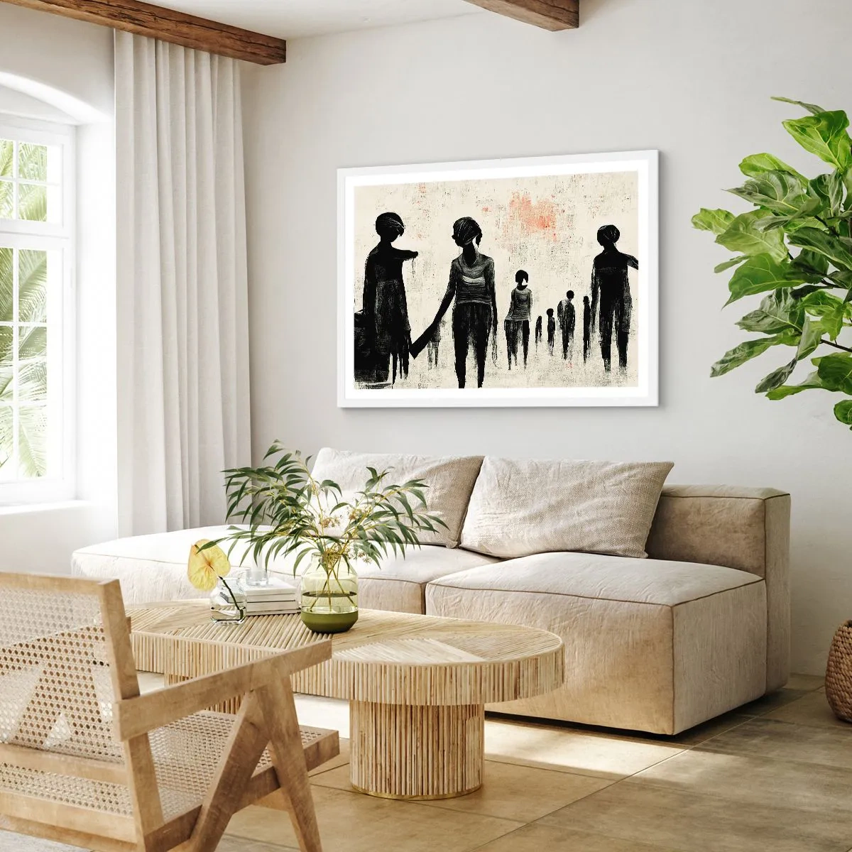 Poszter fekete keretben - A magány ellen - 91x61 cm