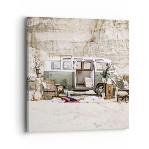 Vászonkép - Ideje elkezdeni az utazást - 40x40 cm