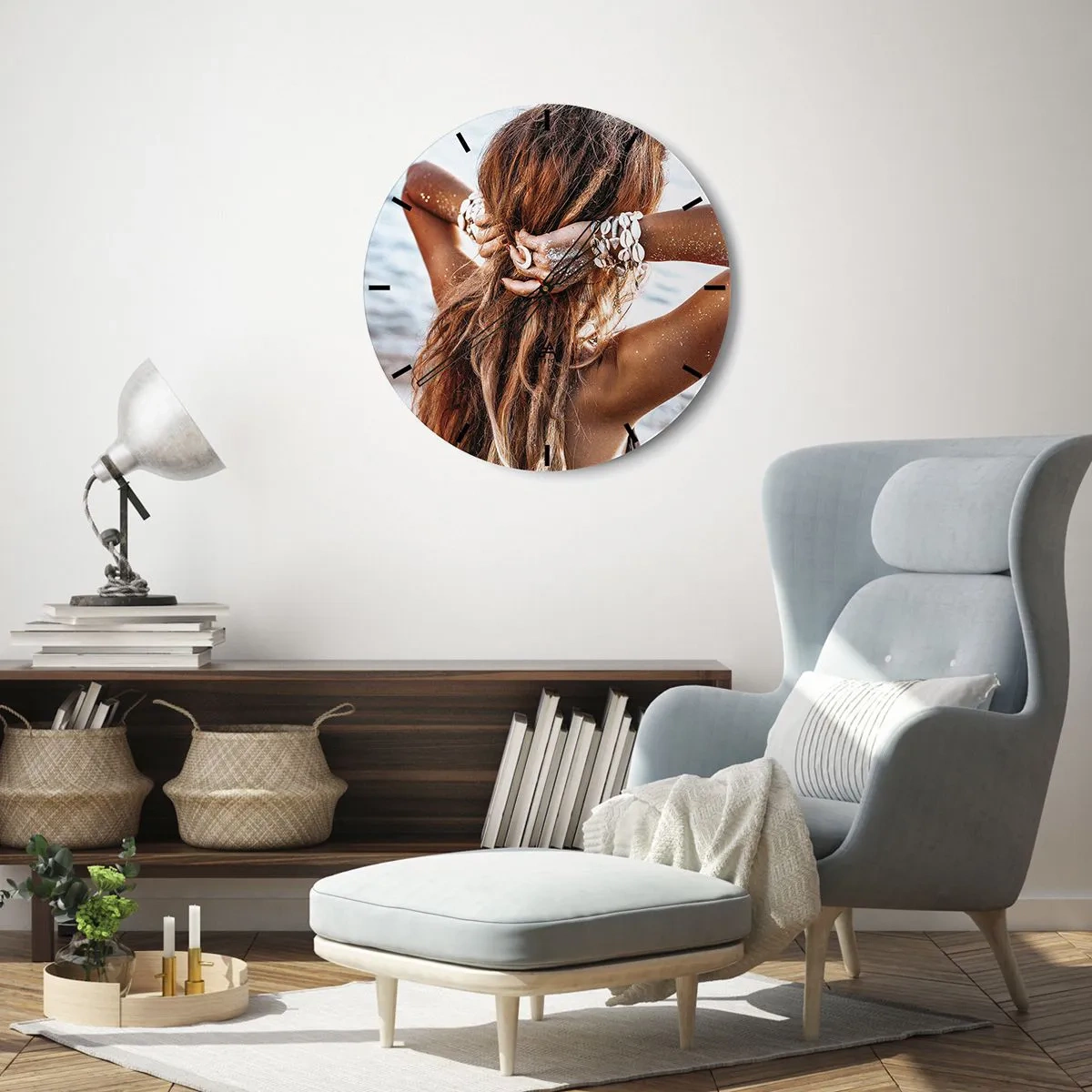 Falióra, Óra - A víz és a nap testvére - 40x40 cm