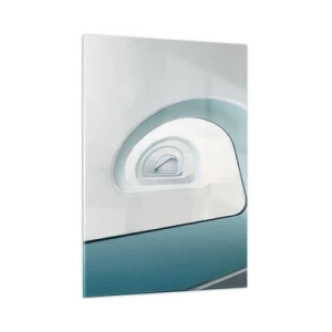 Üveg kép - A kék aljára - 50x70 cm