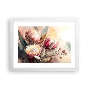 Poszter fekete keretben - Profilból és en face - 40x30 cm