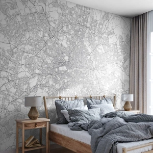 Fotótapéta Standard Eco - A londoni labirintus térképe - Város, Város térkép, London - 350x256 cm