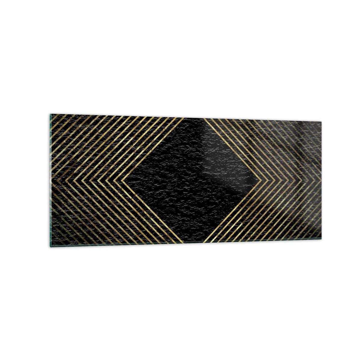 Üveg kép - Geometria glamour stílusban - 120x50 cm
