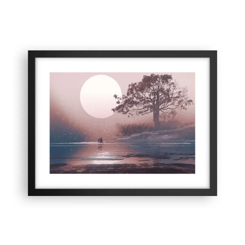 Poszter fehér keretben - Éjszakai csodák - 40x30 cm