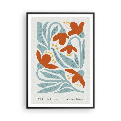 Poszter fehér keretben - A föld felé, a nap felé - 70x100 cm