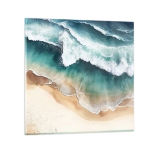 Üveg kép - Egy örök találkozás - 70x70 cm