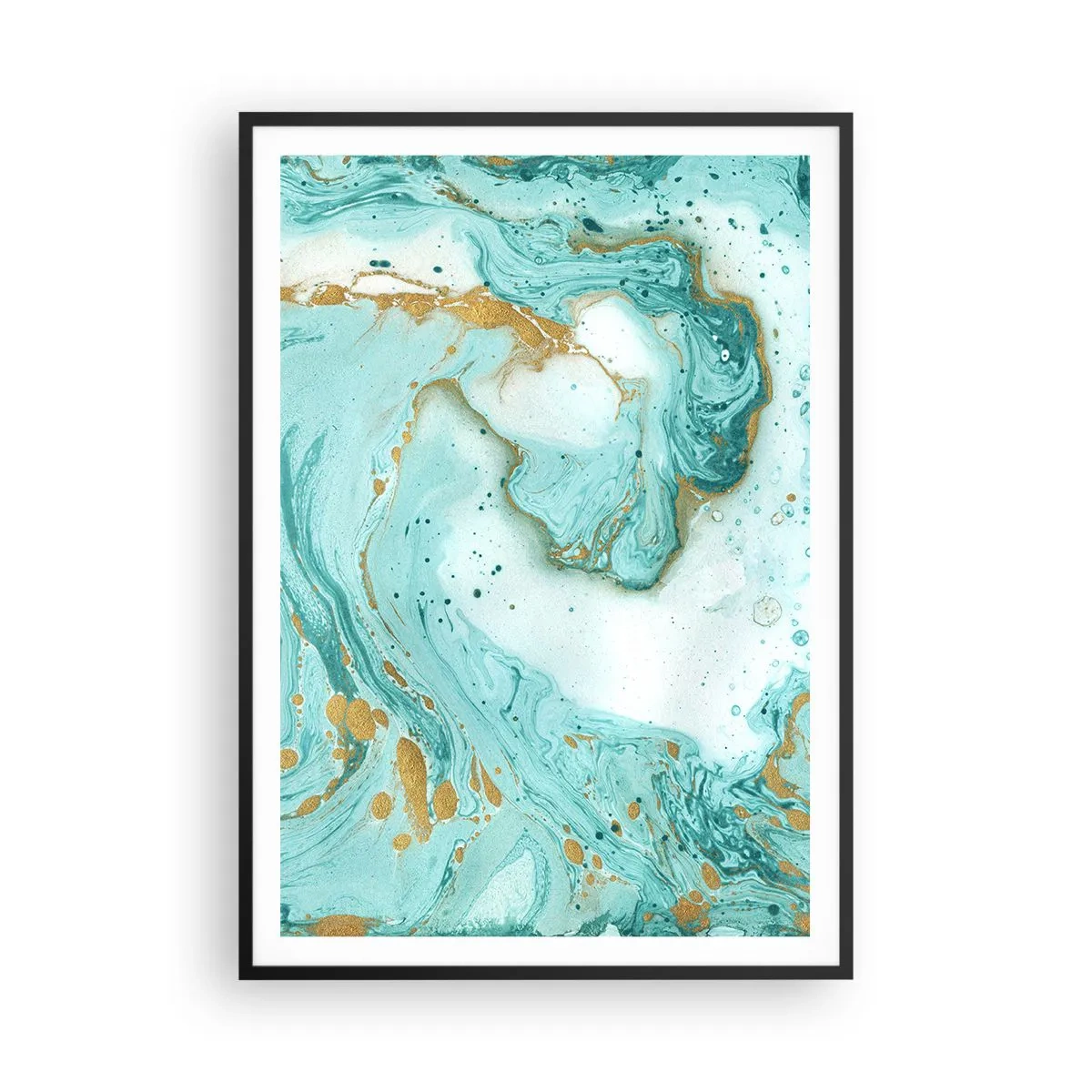 Poszter fehér keretben - Az Edo-korszak nagy hulláma alatt - 70x100 cm