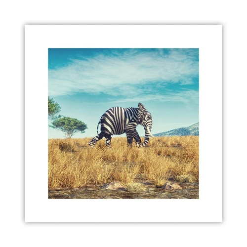 Poszter - A szürke már nem menő - 30x30 cm