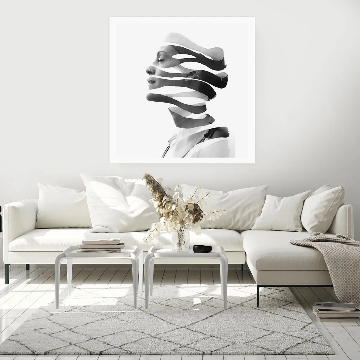 Poszter - Szürreális portré - 60x60 cm