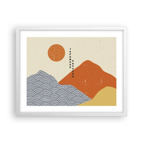 Poszter fekete keretben - A japán szellemben - 50x40 cm