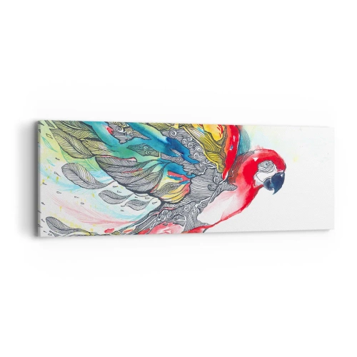 Vászonkép - Élj színesen - 90x30 cm