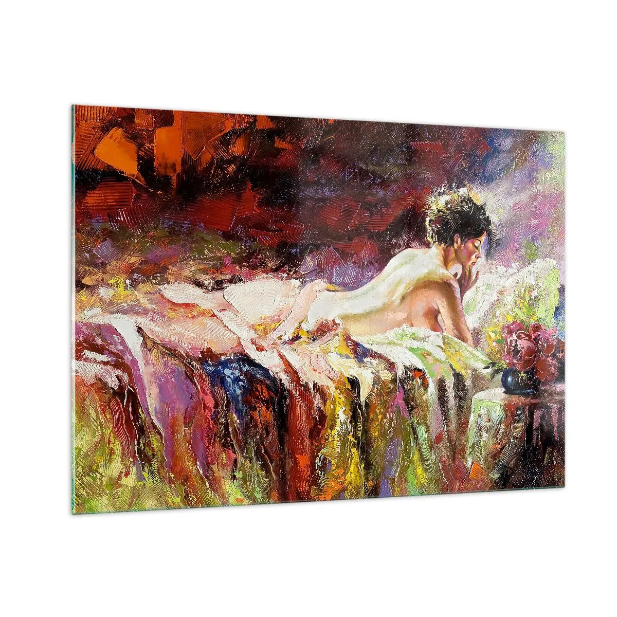 Üveg kép - Töprengő Vénusz - 100x70 cm