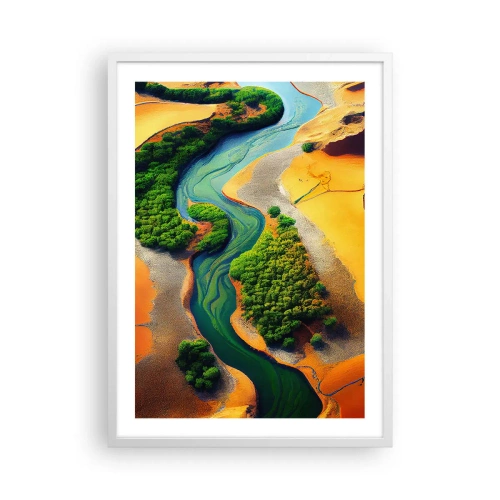 Poszter fekete keretben - Életetadó folyó - 50x70 cm